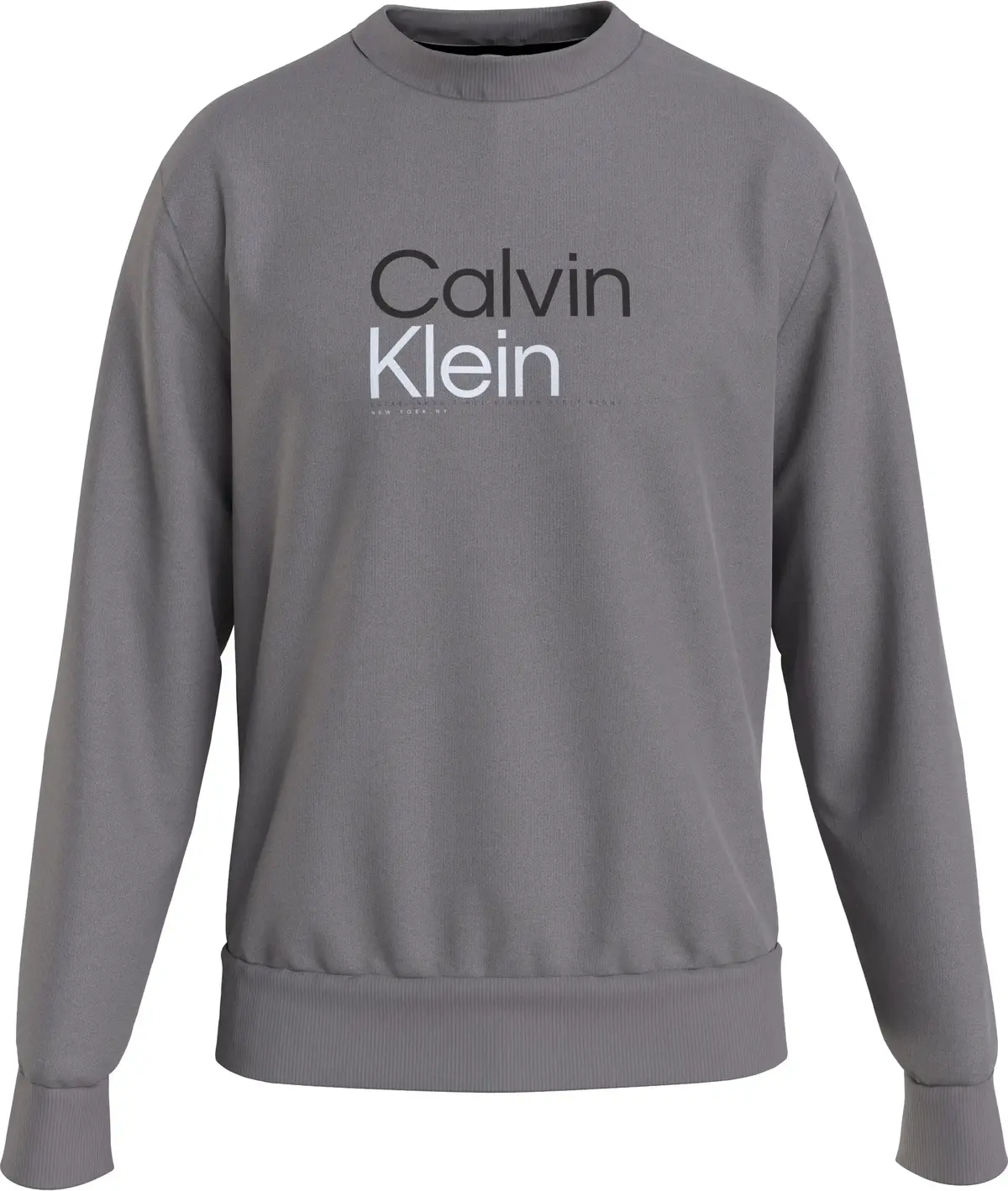 Calvin Klein MULTI COLOR LOGO SWE Erkek Gri Sweatshirt