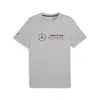 Puma MAPF1 ESS Logo Tee Gri Erkek T-Shirt