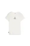 Puma SWxP PUMA WORLDWIDE Graphic Tee Kırık Beyaz Kadın T-Shirt