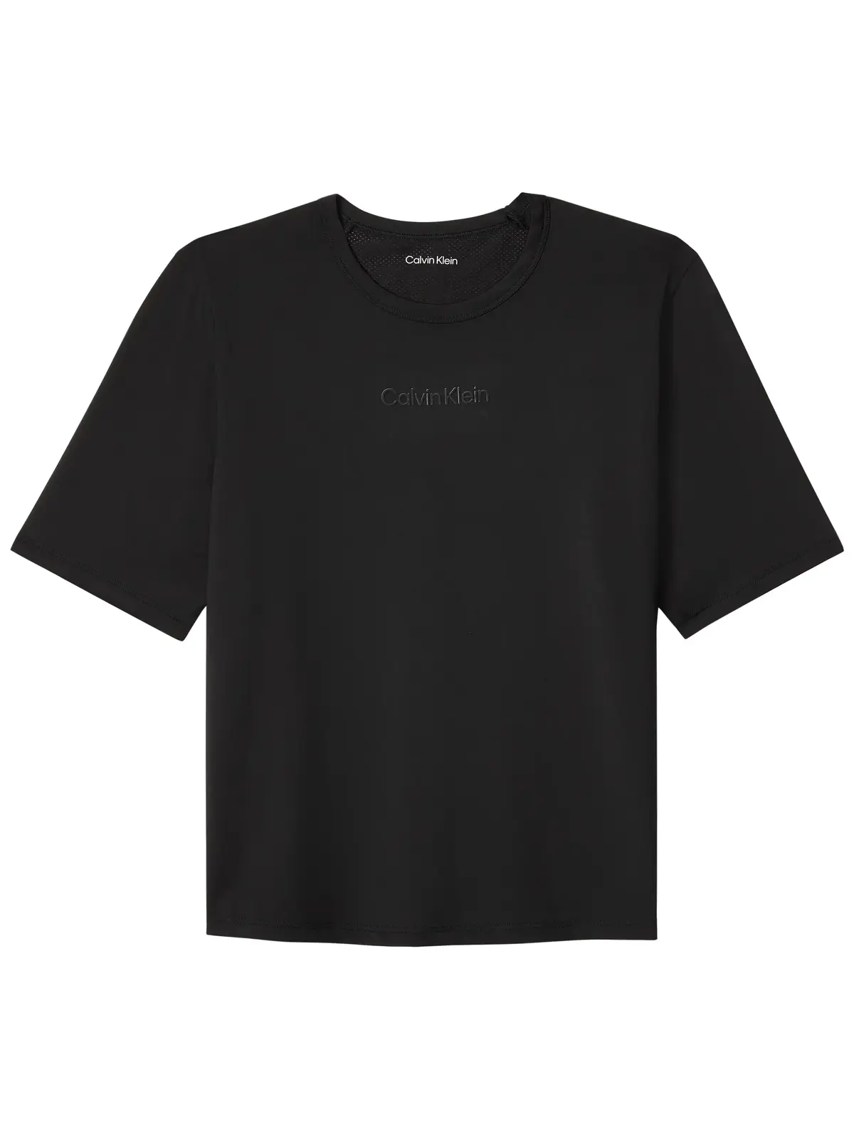 Calvin Klein ICON SPORT ACTIVE SS, UB1 Siyah Kadın T-Shirt