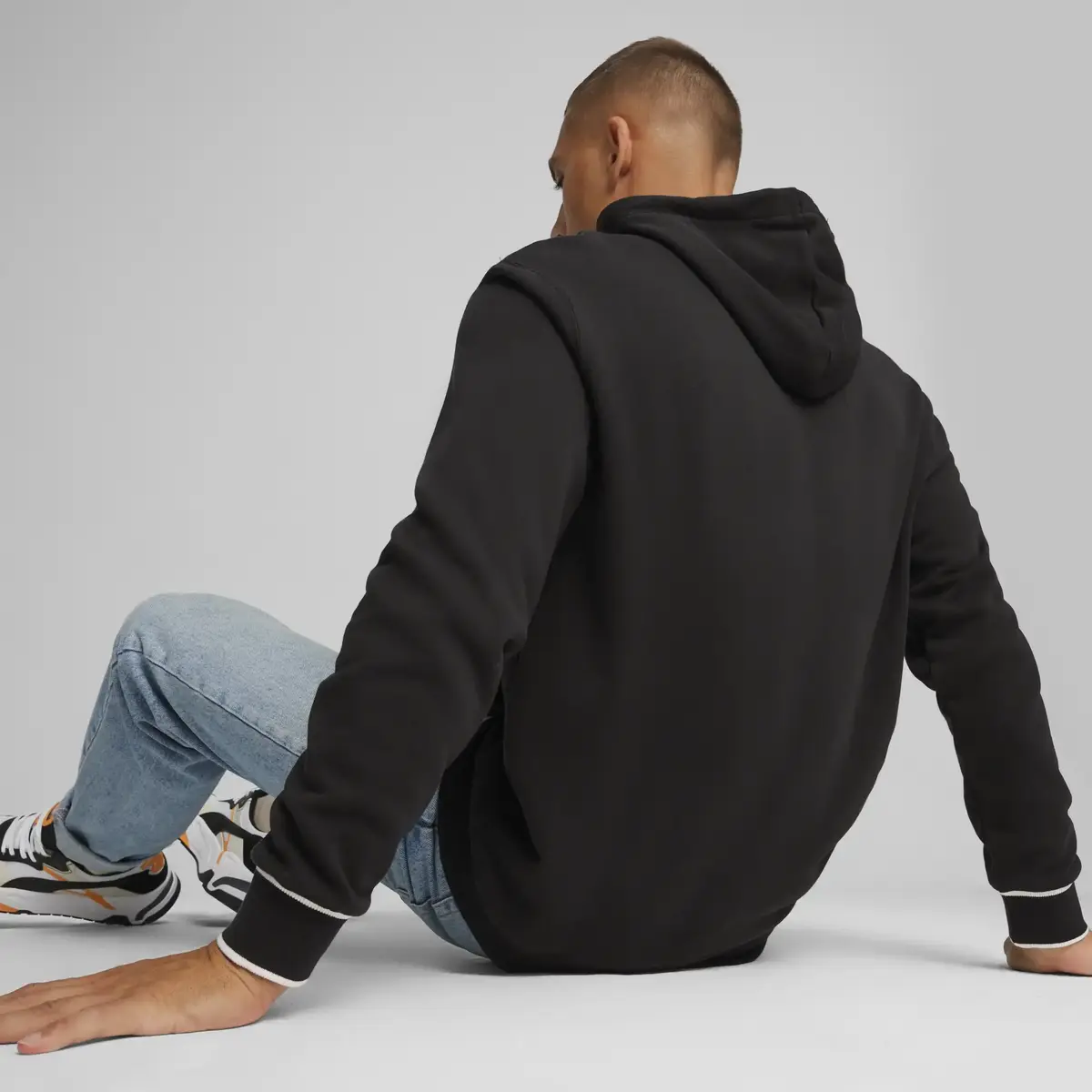 Puma SQUAD Hoodie Siyah Erkek Sweatshirt