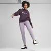 Puma CLASSICS Shiny Logo Hoodie (S) TR Mor Kadın Sweatshirt