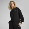 Puma WARDROBE ESS Cropped Hoodie Siyah Kadın Hoodie