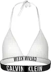 Calvin Klein TRIANGLE-RP, YAA Beyaz Kadın Bikini Üstü