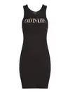 Calvin Klein VARSITY Siyah Kadın Mini Elbise