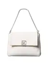 Calvin Klein EMBLEM HW PEBBLE CRO Beyaz Kadın Çapraz Çanta