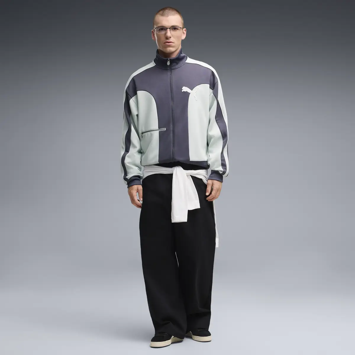 PUMA T7 Track Jacket Mavi Erkek Ceket