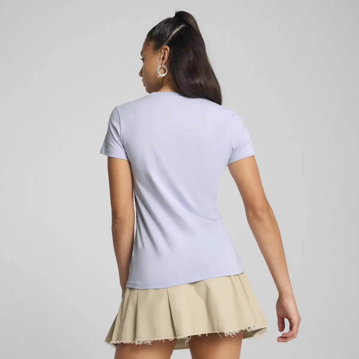 PUMA ESS No. 1 Logo Tee Mavi Kadın T-Shirt