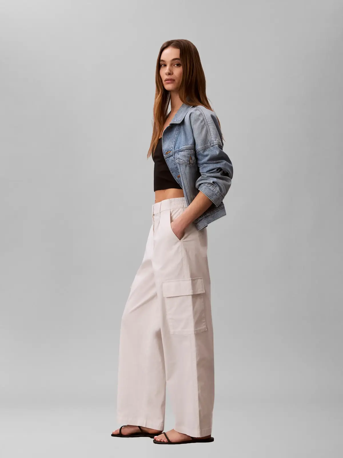 COTTON EWAIST CARGO, YAS, XXS
