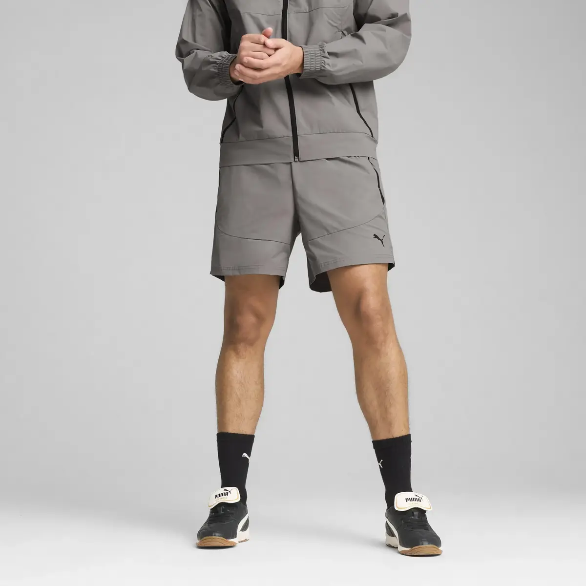 PUMATECH Relaxed Shorts Gri Erkek Şort