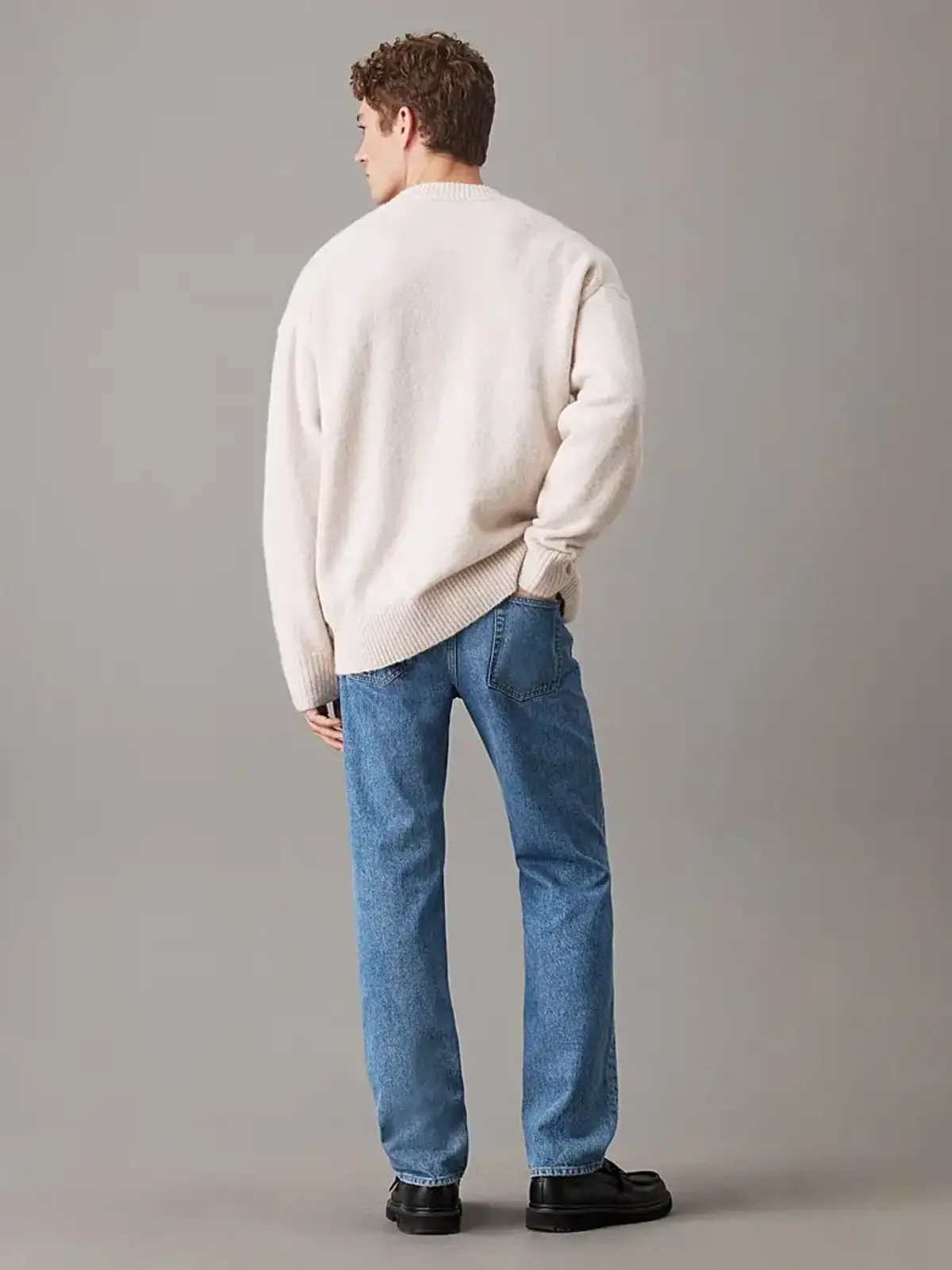 Calvin Klein STANDARD STRAIGHT Mavi Erkek Pantolon