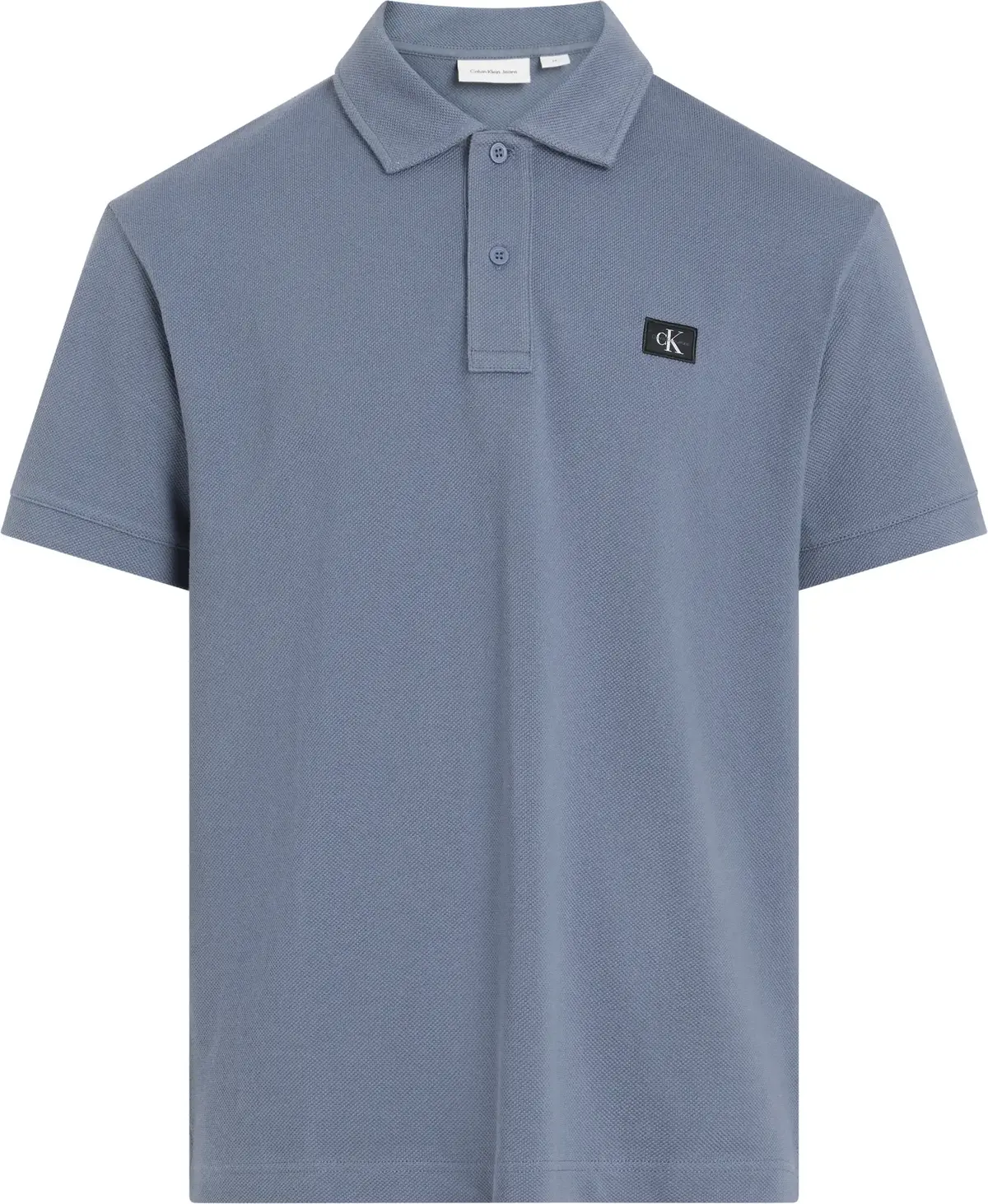 Calvin Klein WOVEN LABEL POLO, PCP Mavi Erkek T-Shirt & Polo