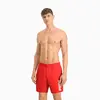 Puma Swim Men Mıd Shorts 1P Navy Kırmızı Erkek Şort