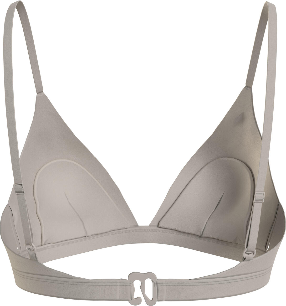 Calvin Klein TRIANGLE Kadın Krem Bikini Üstü