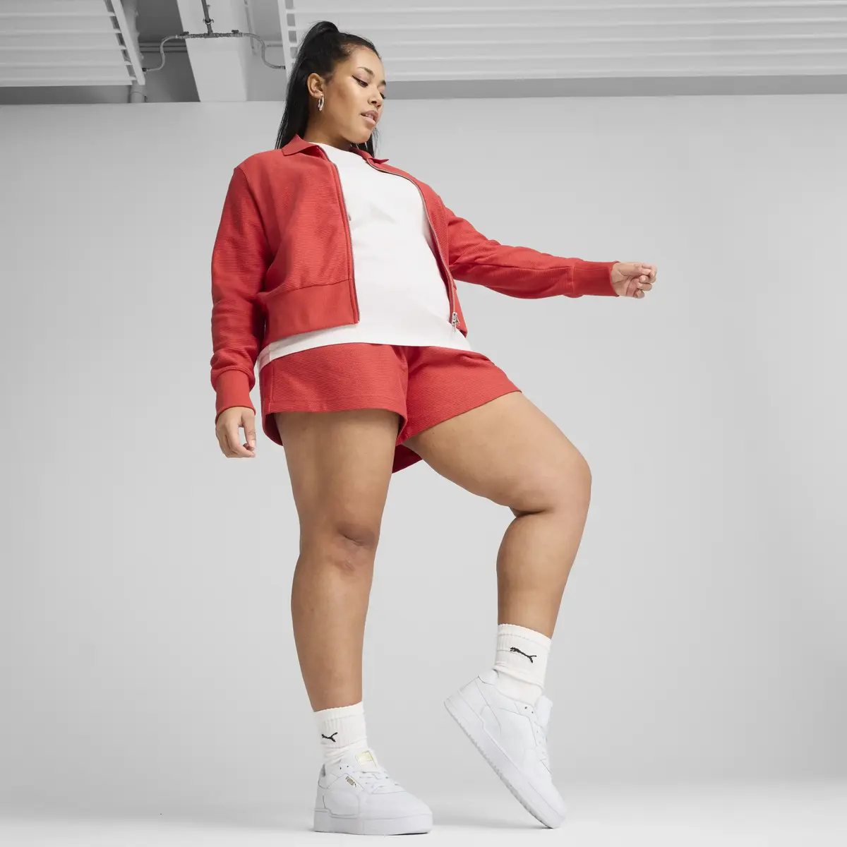 PUMA PREMIUM ESS Cardigan Kırmızı Kadın Ceket