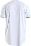 Calvin Klein BADGE TURN UP SLEEVE Erkek Beyaz T-Shirt