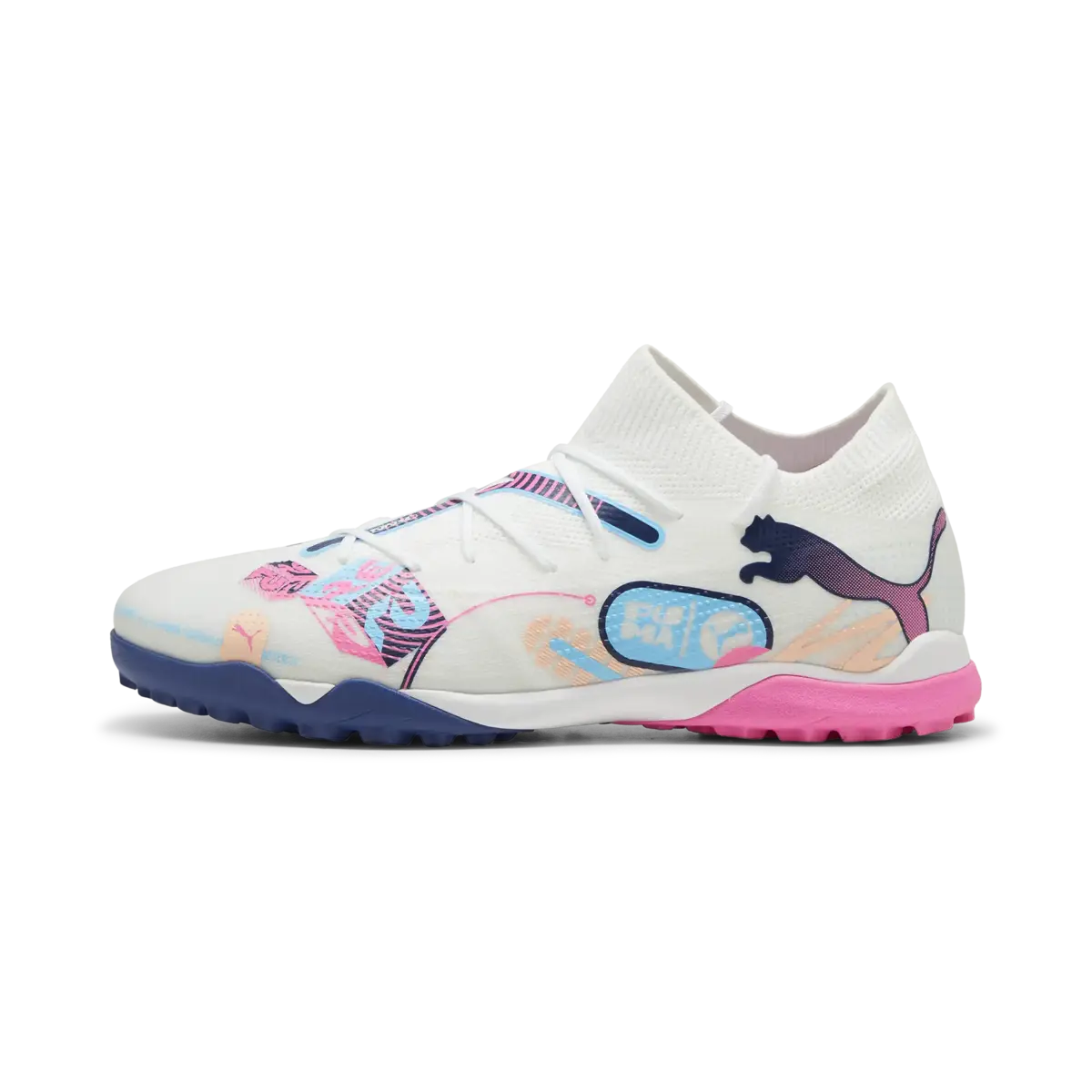 Puma FUTURE 7 MATCH VOL. UP TT Beyaz Unisex Halı Saha Ayakkabısı