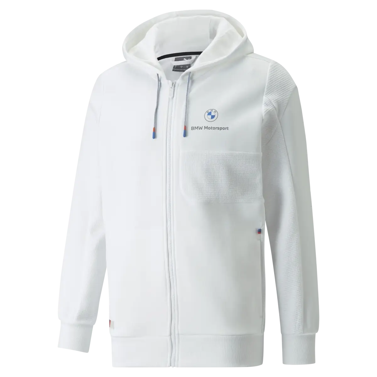 Puma BMW MMS Hooded Sweat Jacket Beyaz Erkek Ceket
