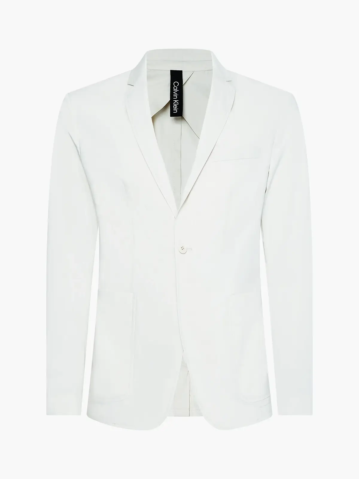 Calvin Klein PAPER COTTON STRETCH Erkek Krem Blazer