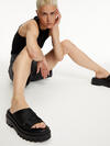 Calvin Klein TOOTHY COMBAT SANDAL Kadın Siyah Sandalet