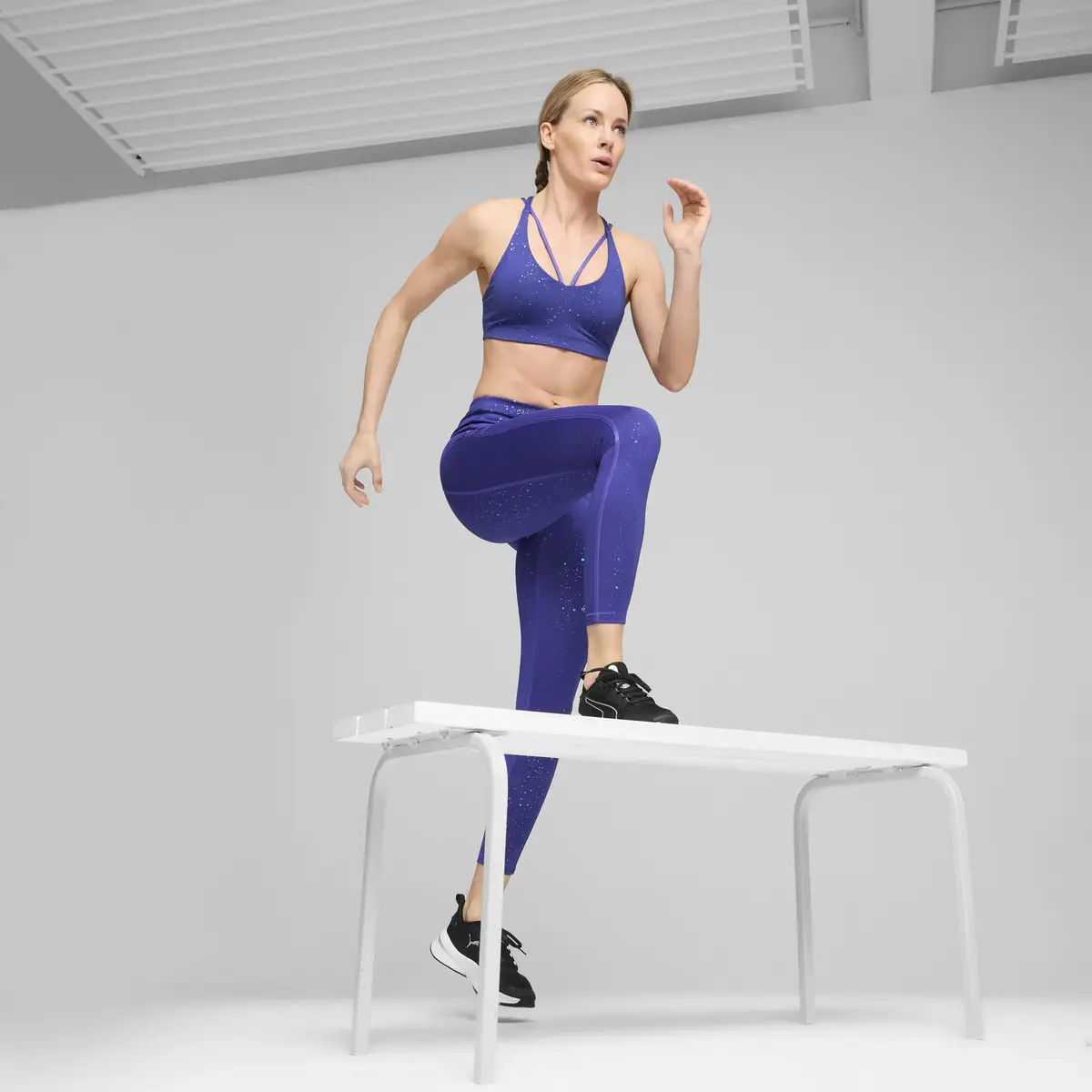 Puma MOVE INTERGALACTIC BRA Mor Kadın Spor Sütyeni