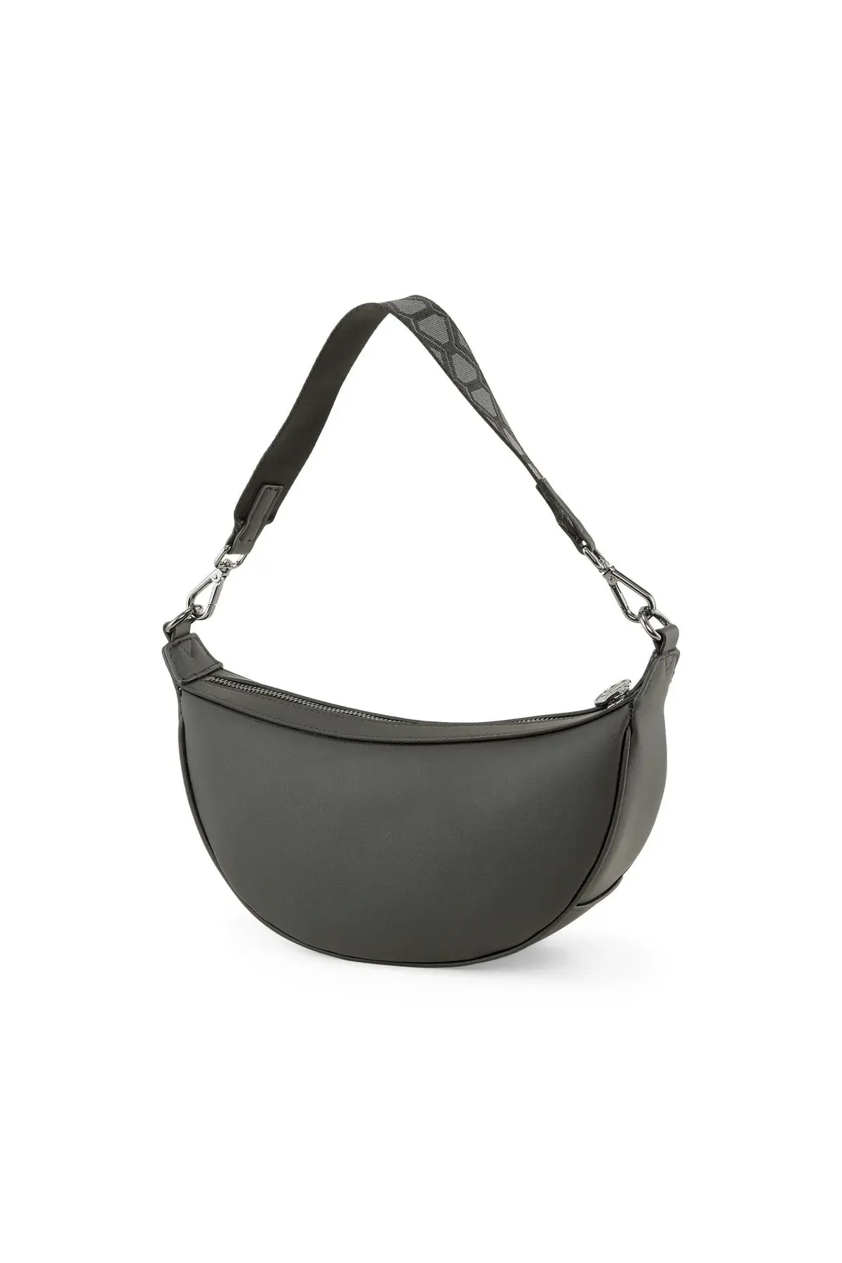Puma Sense Mini Hobo Suni Deri Siyah Kadın Omuz Çantası