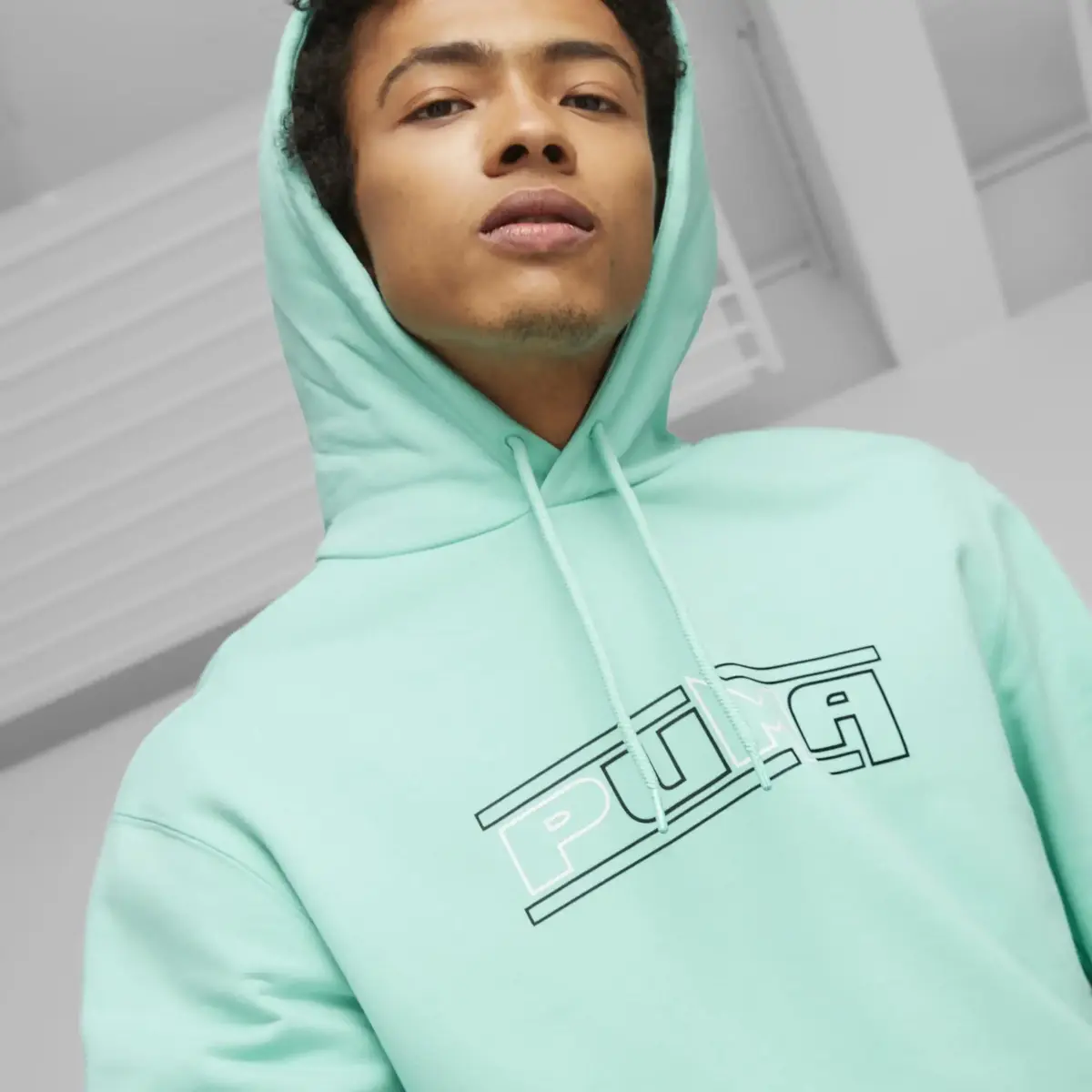 Puma SWxP Graphic HoodieTR Yeşil Erkek Hoodie