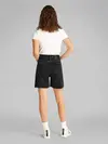 Calvin Klein BERMUDA SHORT Siyah Kadın Kot Bermuda Şort
