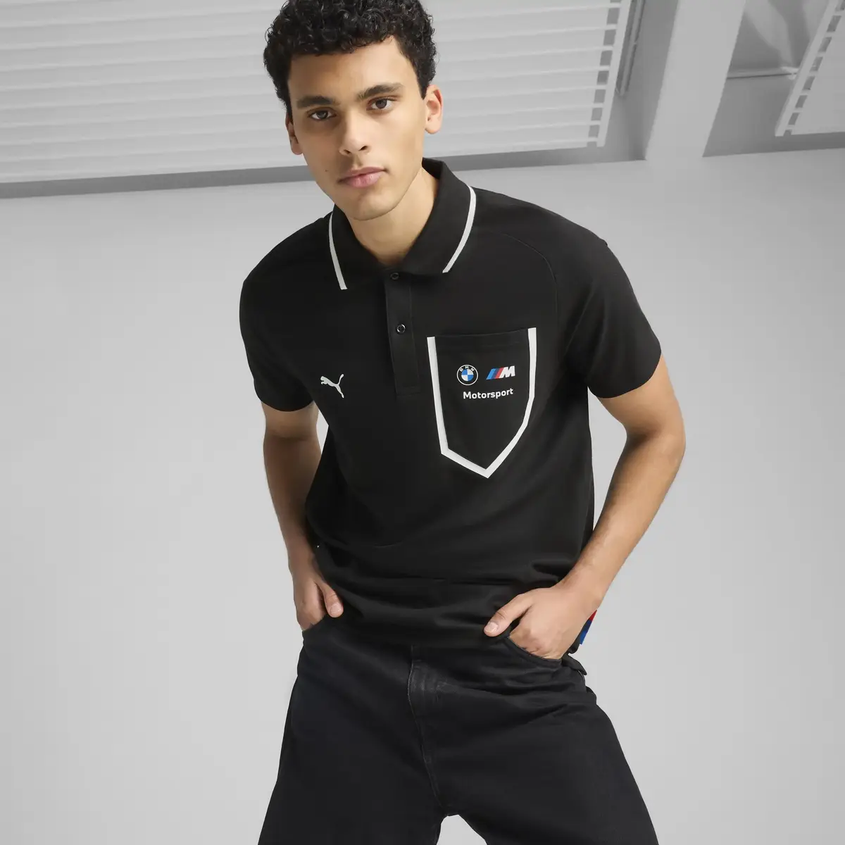 PUMA BMW MMS POLO Siyah Erkek Polo T-Shirt