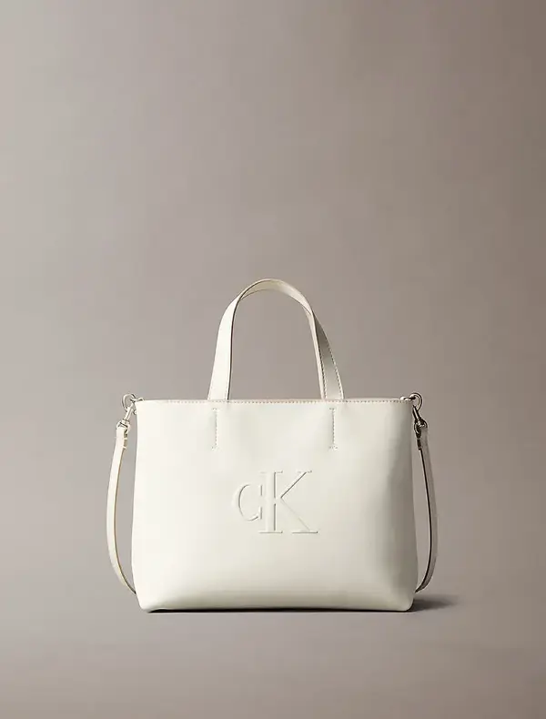 Calvin Klein SCULPTED MINI EW TOTE Bej Kadın El Çantası