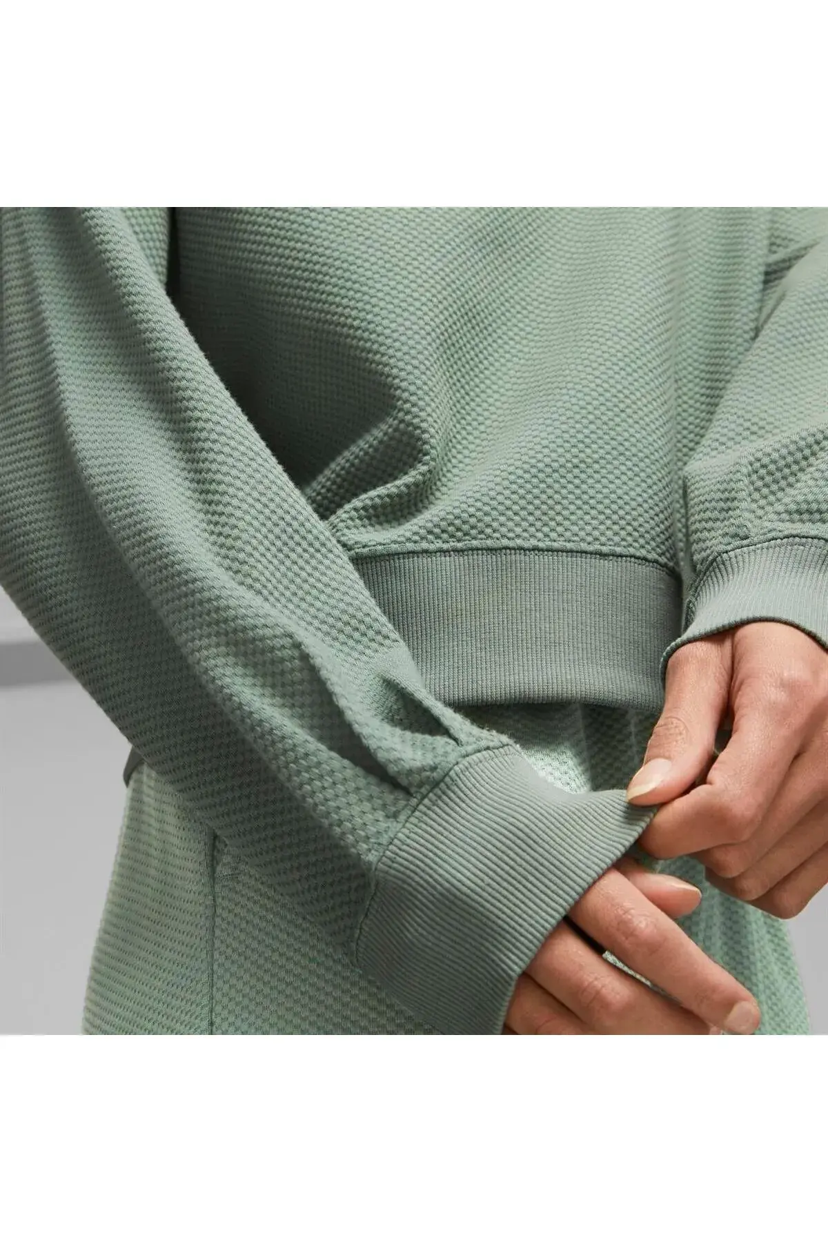 Puma HER Crew Yeşil Kadın Sweatshirt