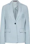 Tommy Hilfiger PUNTO MILANO EMBRO S Kadın Mavi Blazer