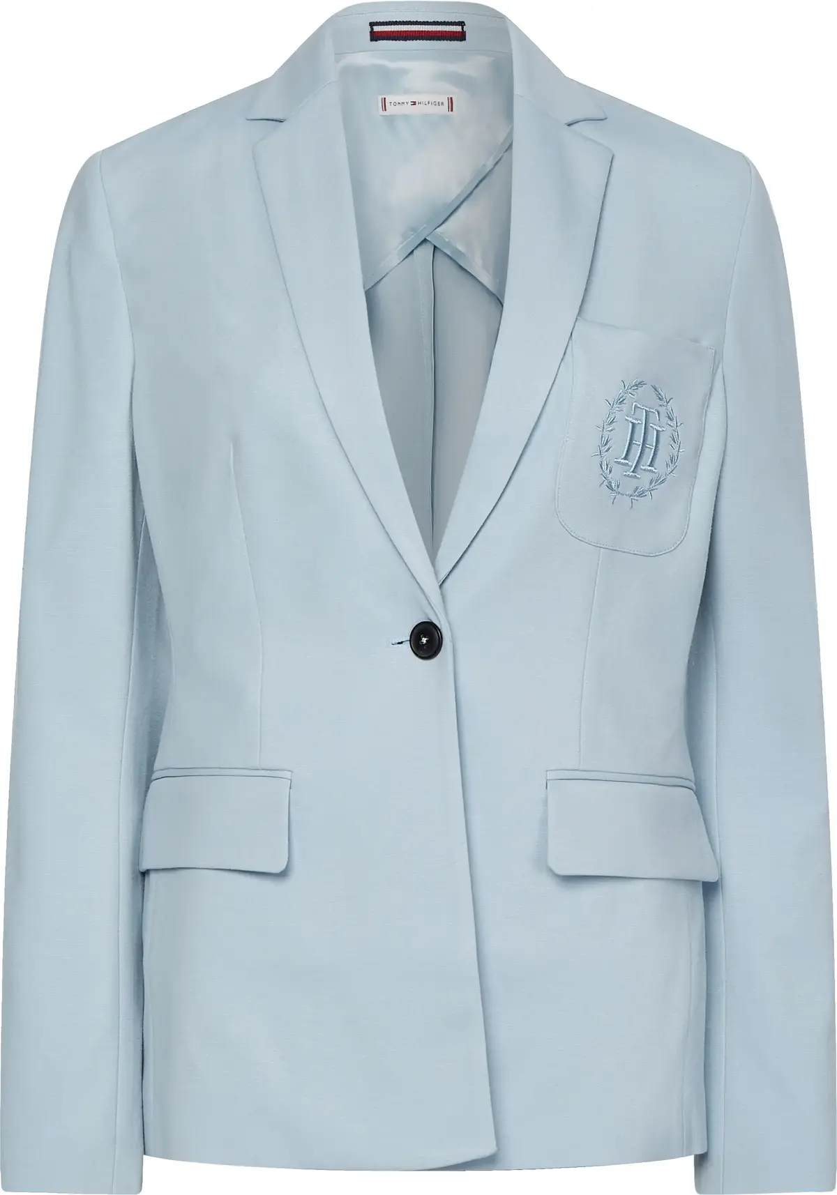 Tommy Hilfiger PUNTO MILANO EMBRO S Kadın Mavi Blazer