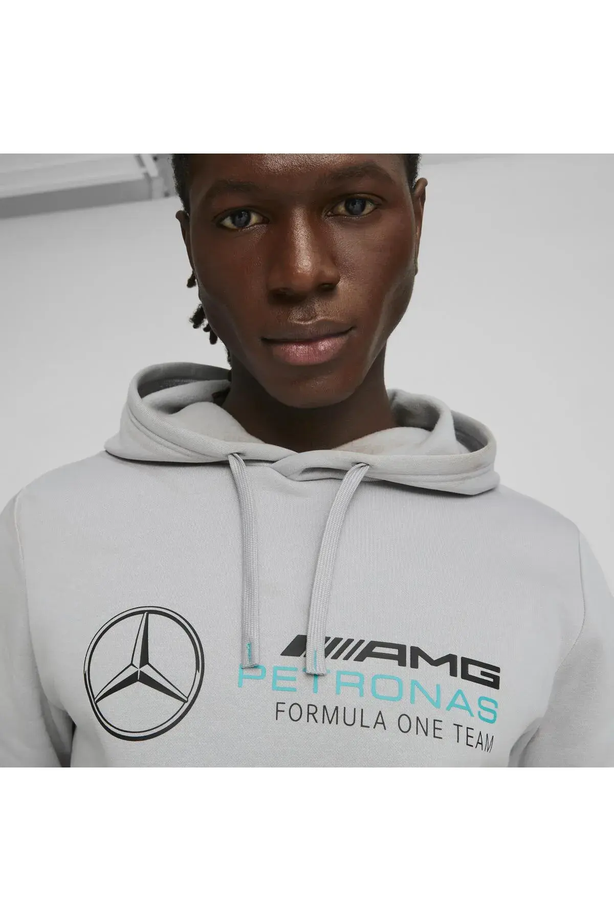 Puma MAPF1 ESS Fleece Hoodie Gri Erkek Hoodie