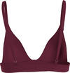 Calvin Klein TRIANGLE Kadın Bordo Bikini Üstü