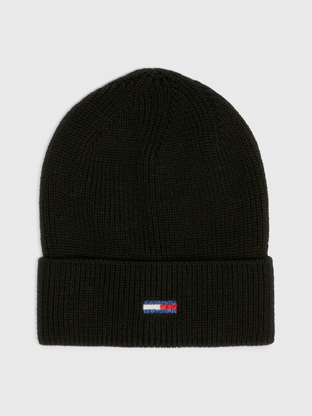 Tommy Hilfiger TJW FLAG BEANIE Kadın Siyah Bere