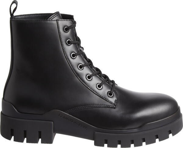 Calvin Klein TRANSP COMBAT MID LA Erkek Siyah Bot