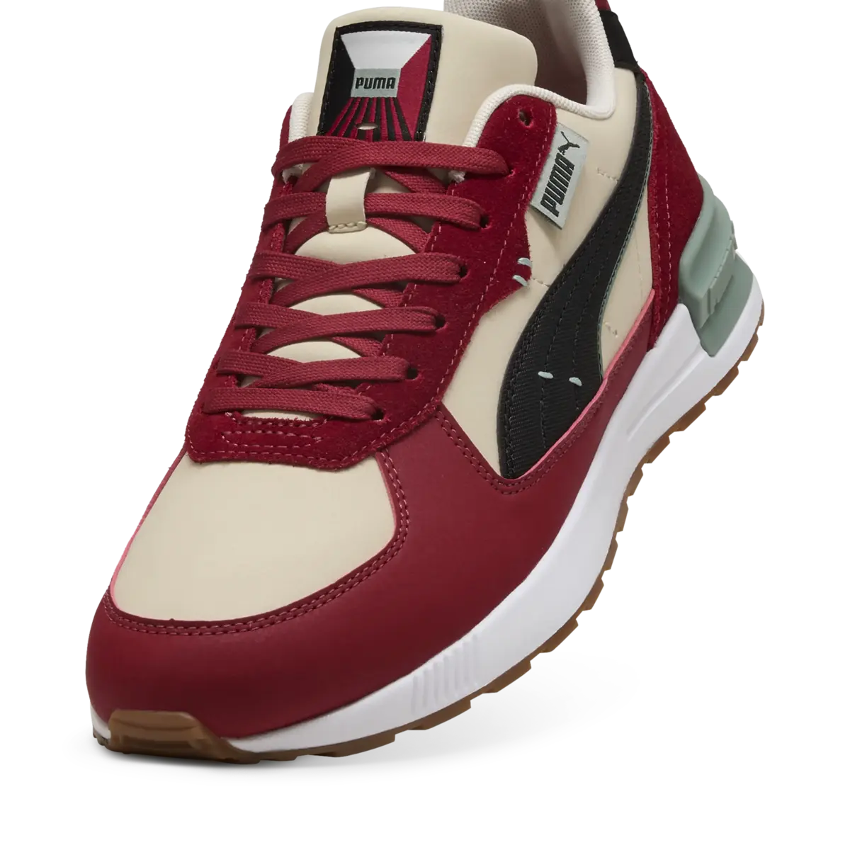 Puma Graviton GREENSIDE Bordo Unisex Spor Ayakkabı