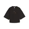Puma CLASSICS Kitten Tee Siyah Kadın Tişört