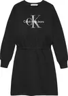 Calvin Klein GLITTER MONOLOGO HWK, BEH Siyah Kadın Elbise-Etek