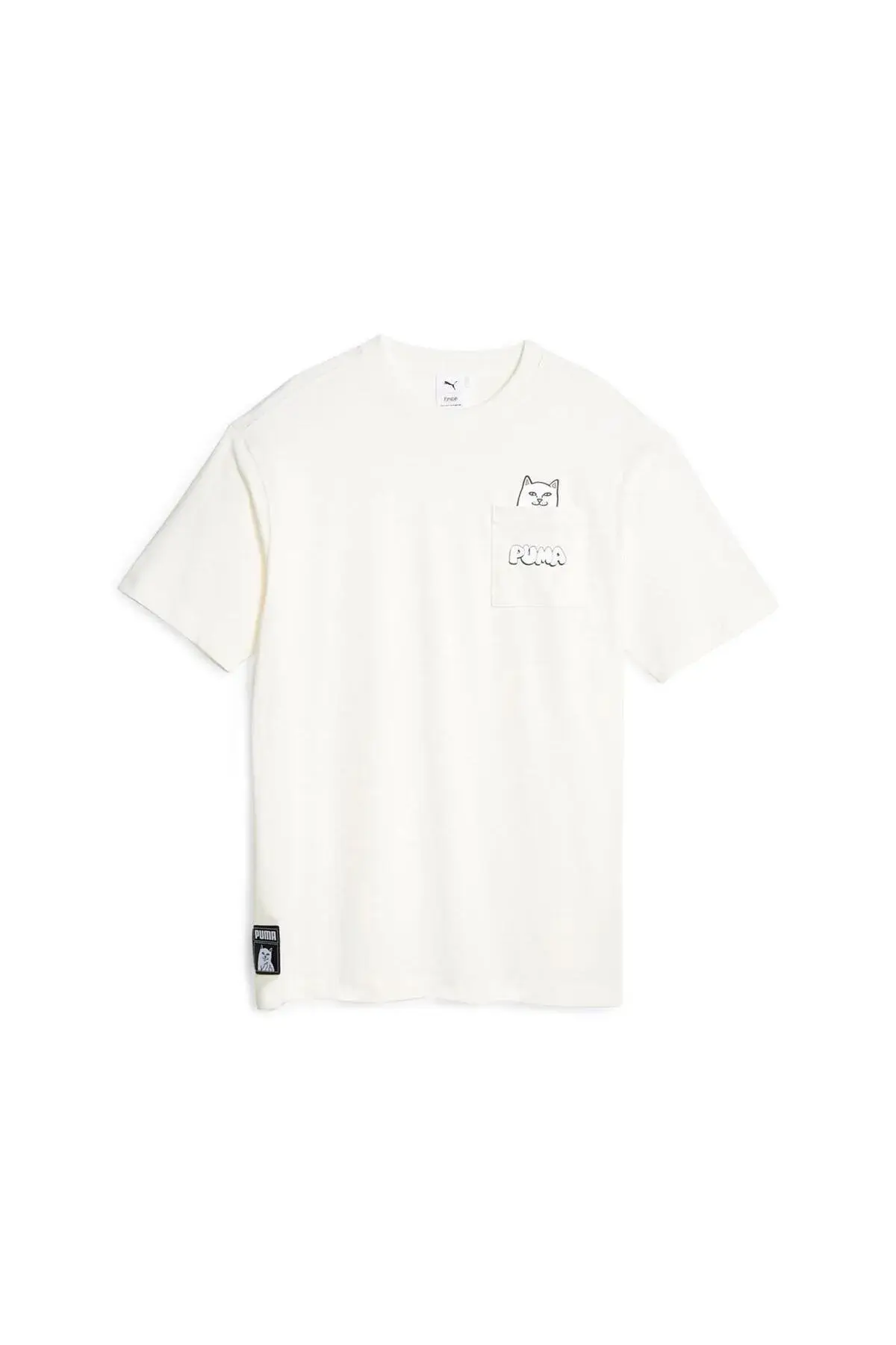 Puma X RIPNDIP Pocket Tee Kırık Beyaz Erkek T-Shirt