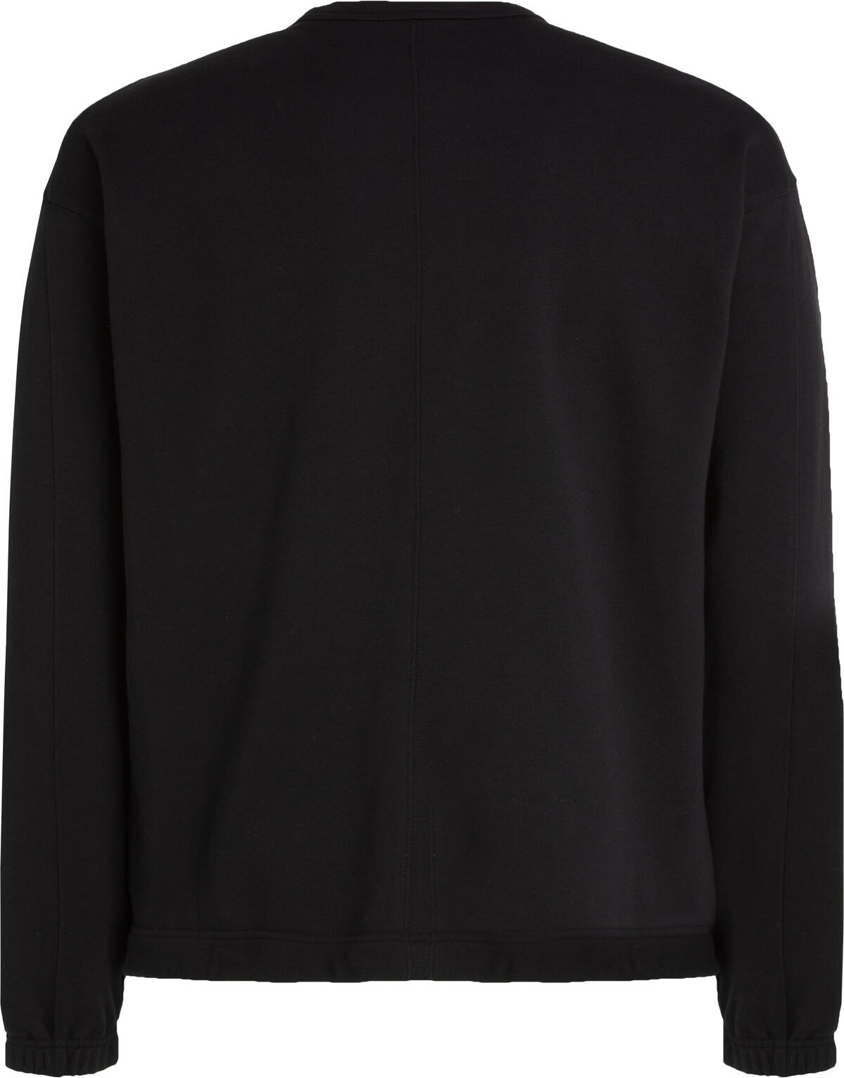 Calvin Klein PW - PULLOVER Erkek Siyah Sweatshirt
