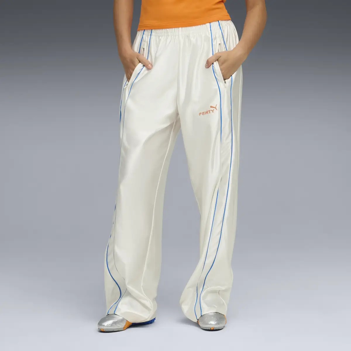 Puma FENTY X T7 Track Pants Krem Erkek Eşofman Altı