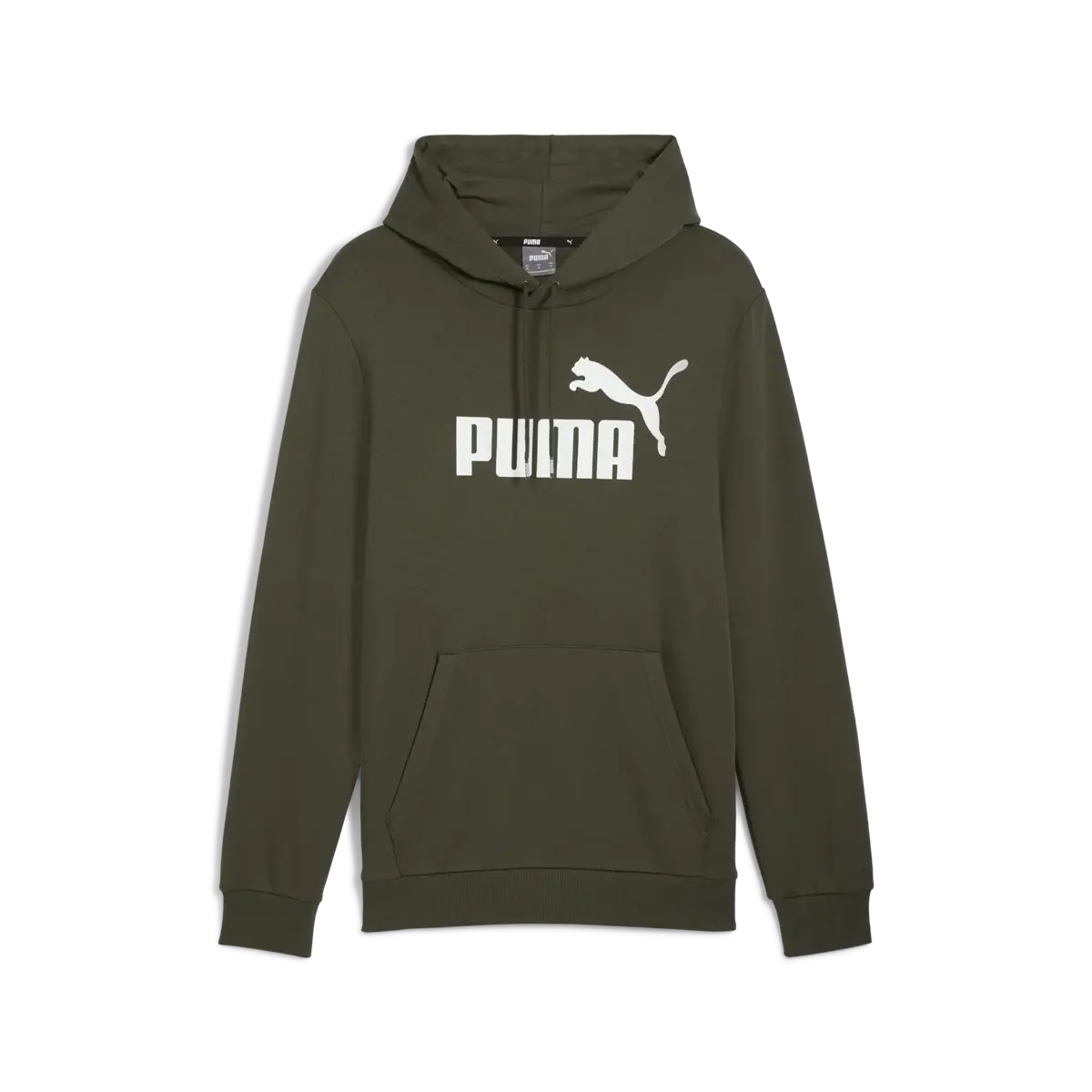Puma ESS Big Logo Hoodie Yeşil Erkek Sweatshirt