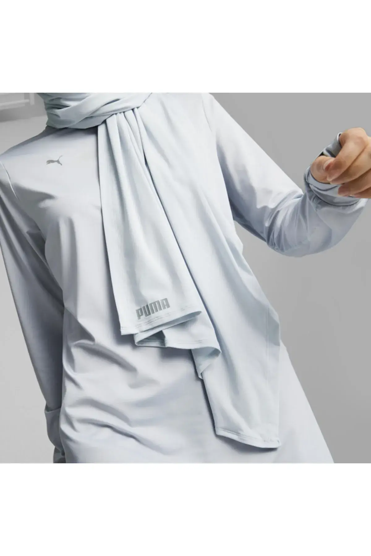 Puma Hijab Scarf Gri Kadın Hijab
