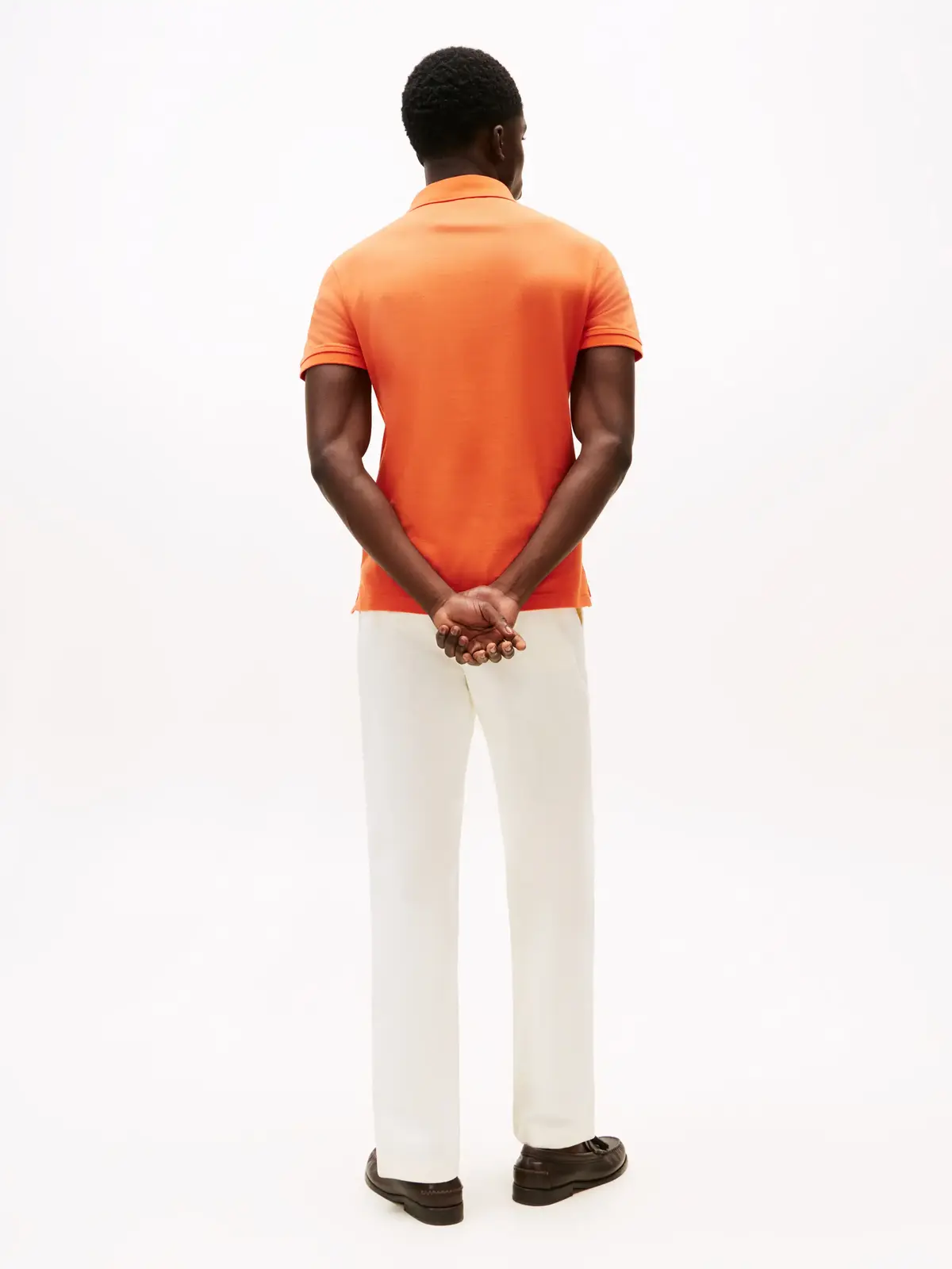 Tommy Hilfiger 1985 SLIM POLO, SCX Turuncu Erkek T-Shirt & Polo