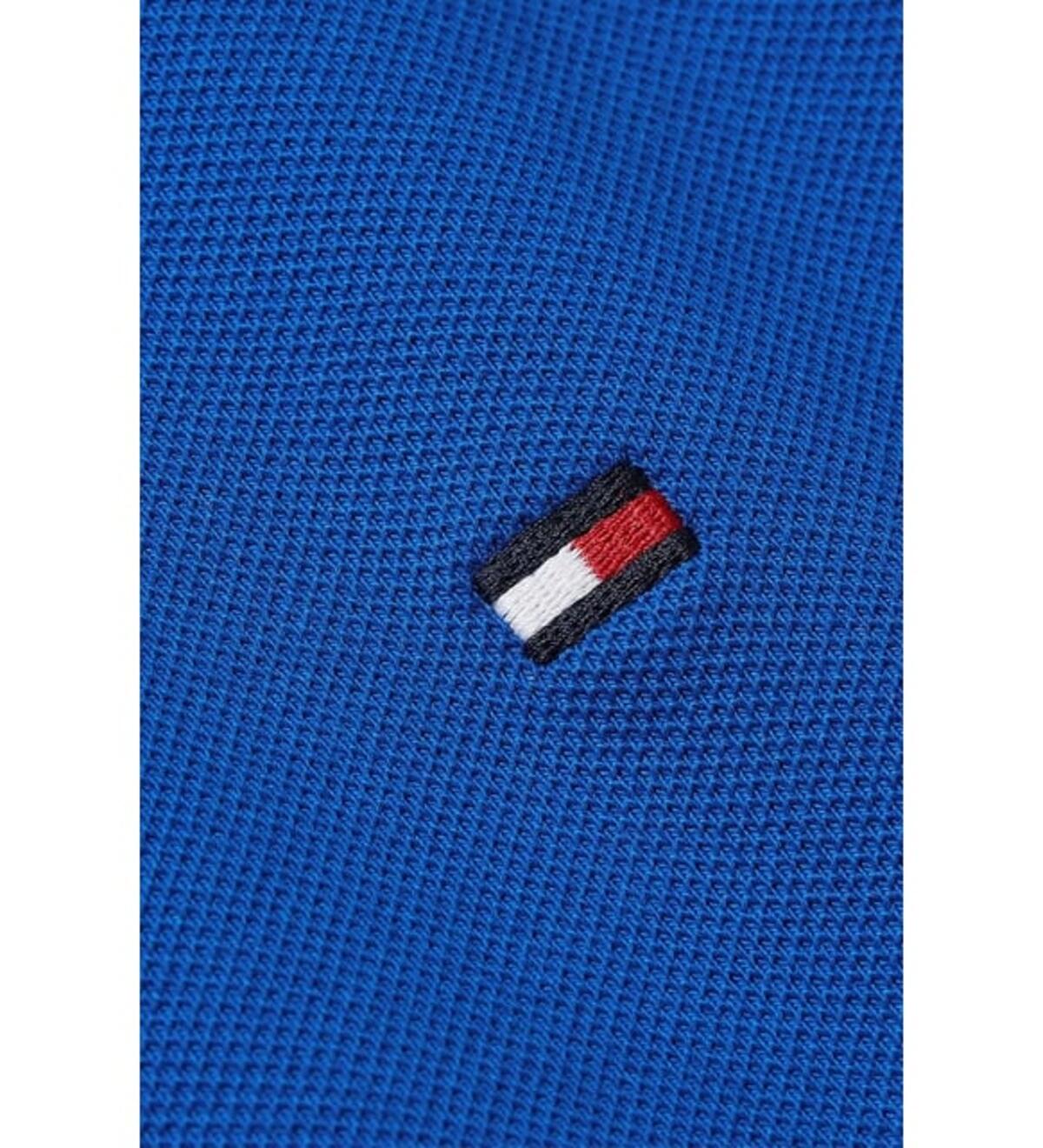Tommy Hilfiger 1985 SLIM POLO, C66 Mavi Erkek T-Shirt