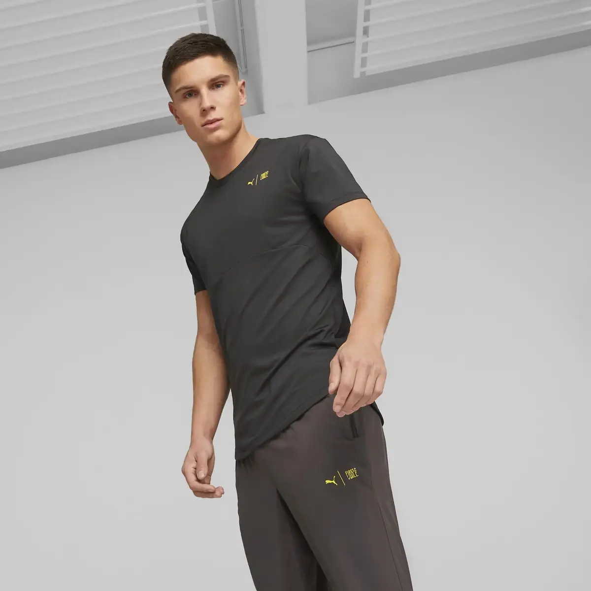 Puma M First Mile Commercial Siyah Erkek T-Shirt