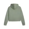 Puma Ess Cropped Logo Hoodie Fl Eucalyptus Yeşil Kadın Hoodie