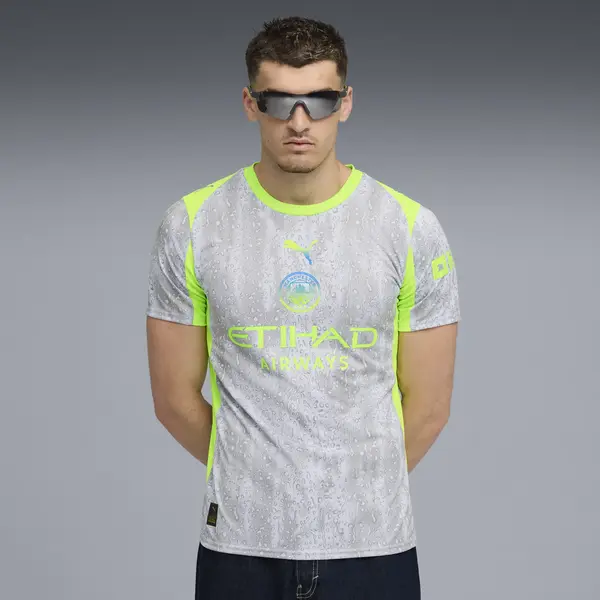 Puma MCFC 3rd Jersey Replica Gri Erkek Forma